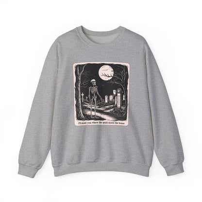 Spirit Meets The Bones Crewneck Sweatshirt