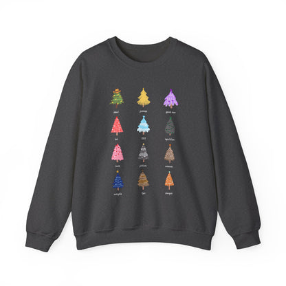 Eras Christmas Trees Crewneck Sweatshirt
