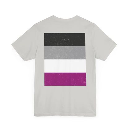 You Ain't Gotta Pray For Me (asexual flag on back) Tshirt