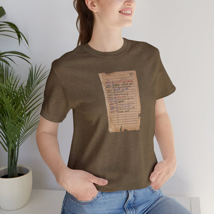 Poets Library Card Tshirt