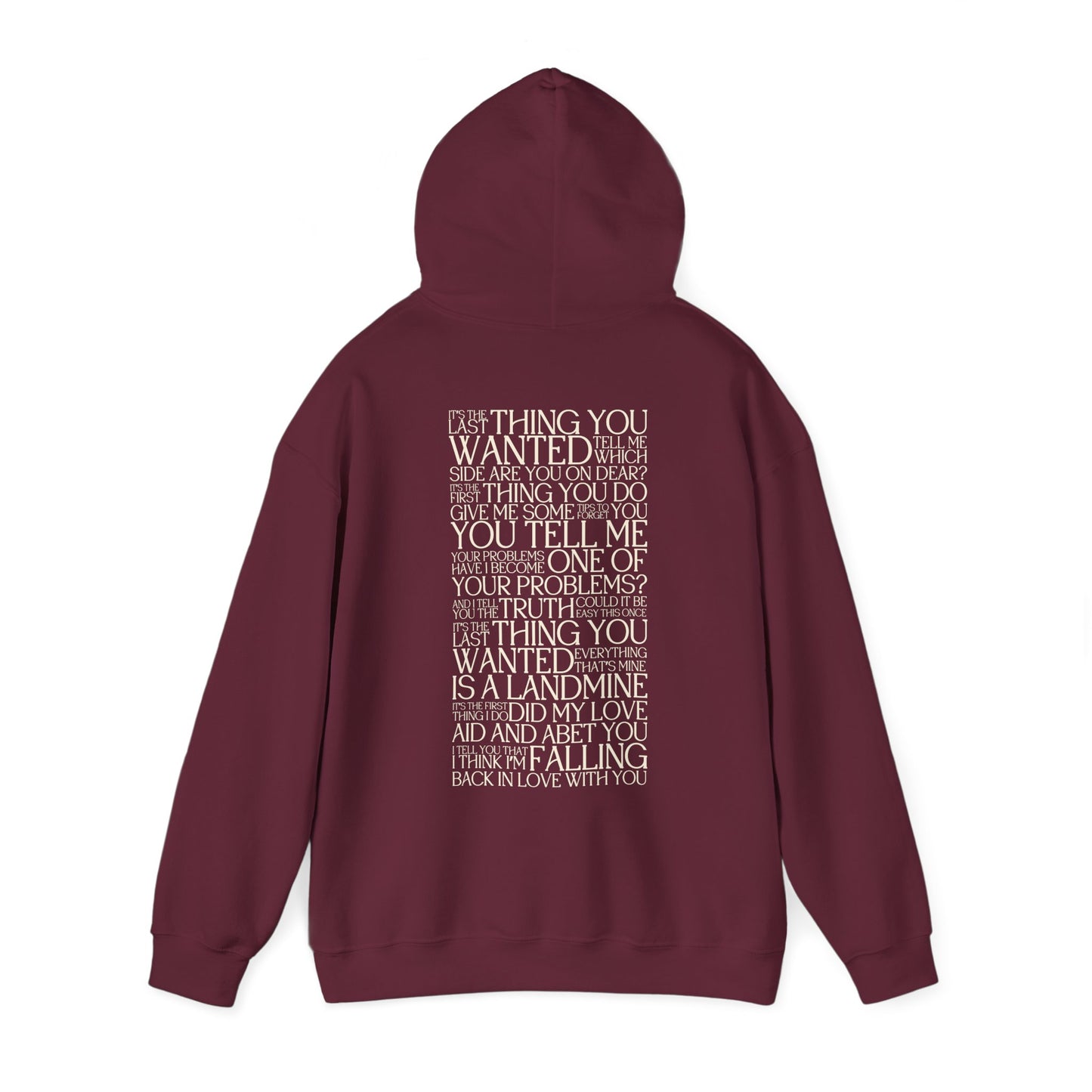 The Alcott Lyrics Hoodie