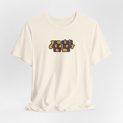 You Ain't Gotta Pray For Me (intersex flag on back) Tshirt