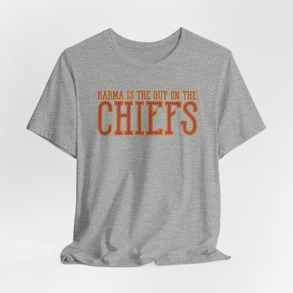 Karma is the Guy on the Chiefs Tshirt