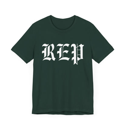 Rep (if a man talks shit on back) Tshirt