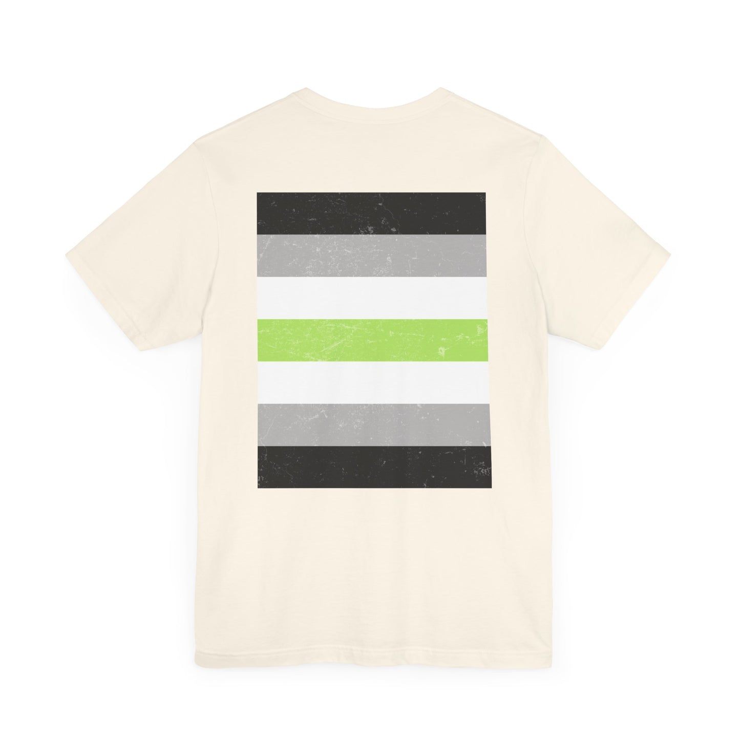 You Ain't Gotta Pray For Me (agender flag on back) Tshirt
