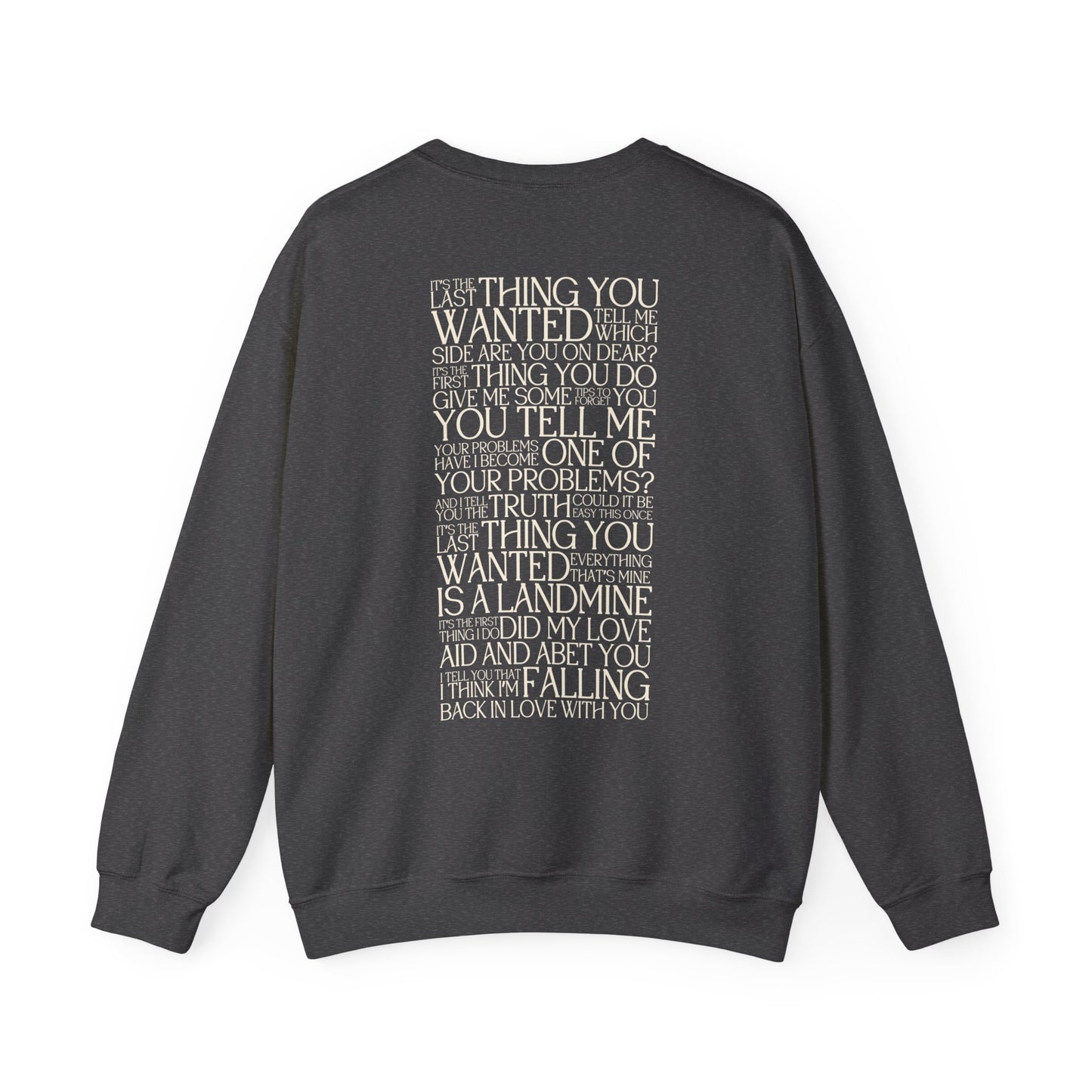 The Alcott Lyrics Crewneck Sweatshirt