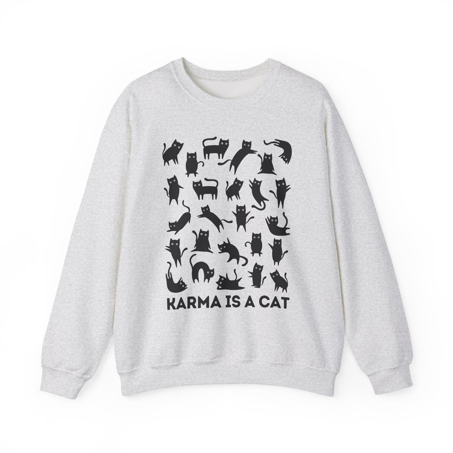 Karma is a Cat Crewneck Sweatshirt