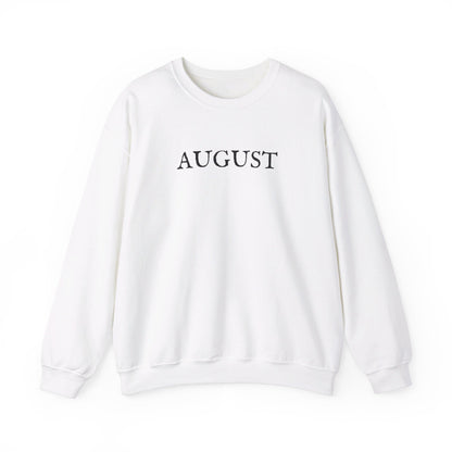 August Lyrics Crewneck Sweatshirt