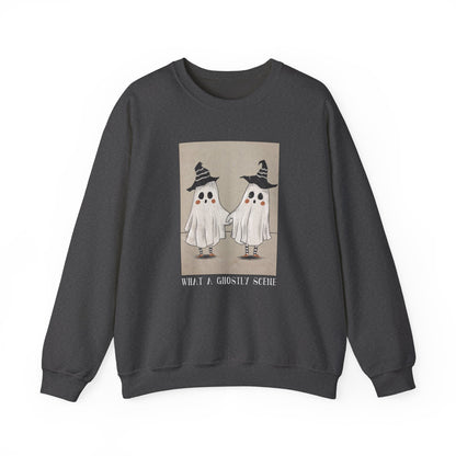 Ghostly Scene Crewneck Sweatshirt