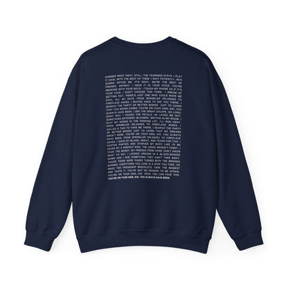 YOYOK Lyrics Crewneck Sweatshirt