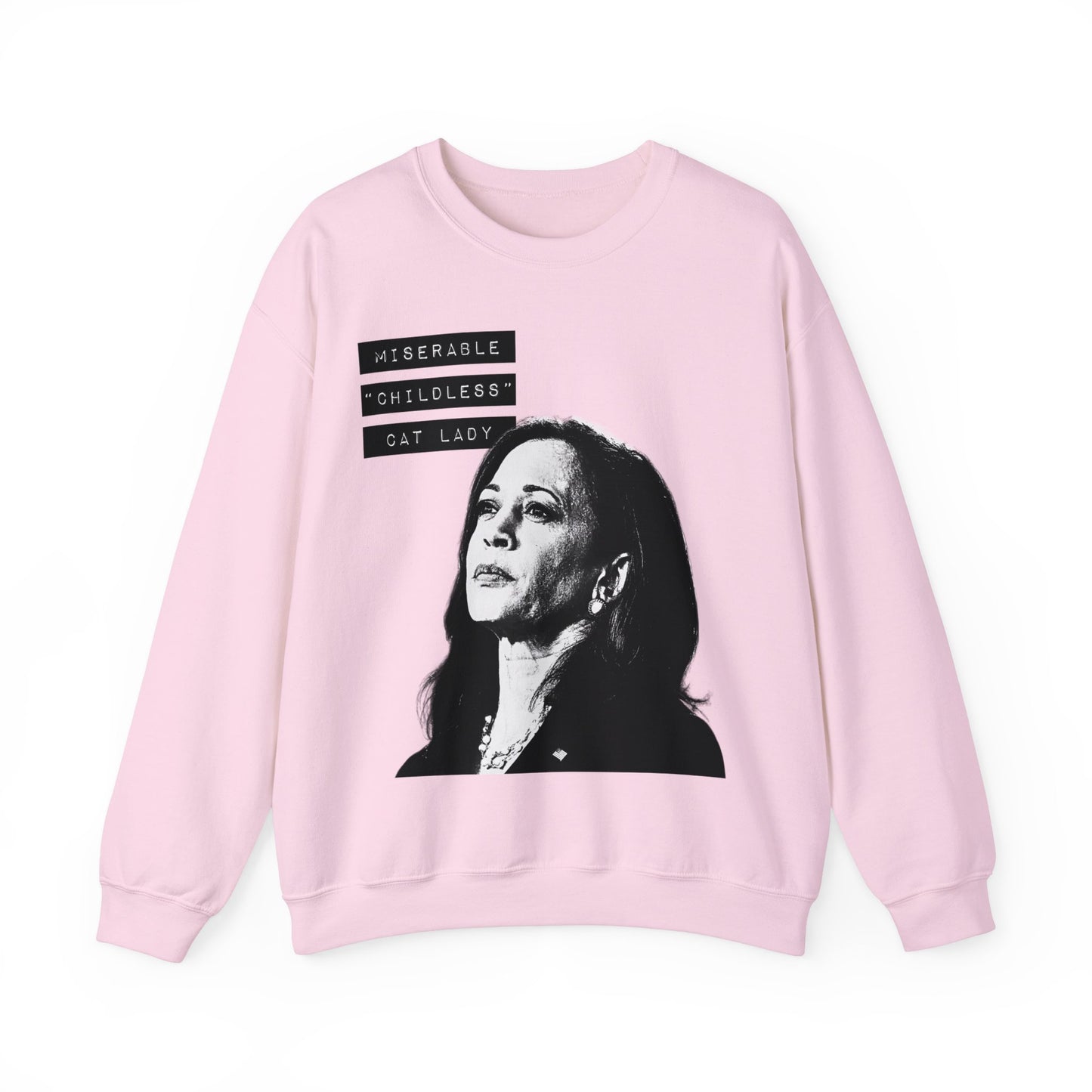 Miserable "Childless" Cat Lady Crewneck Sweatshirt