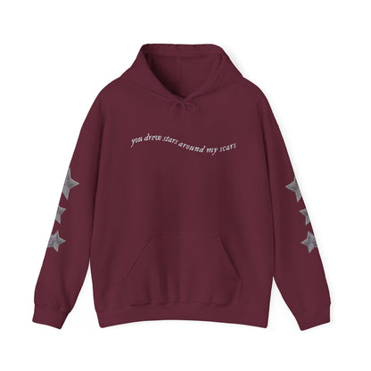 You Drew Stars Around My Scars Hoodie