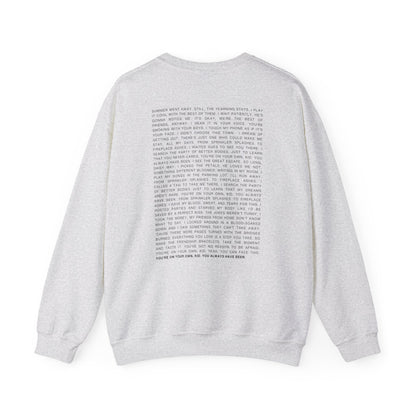 YOYOK Lyrics Crewneck Sweatshirt