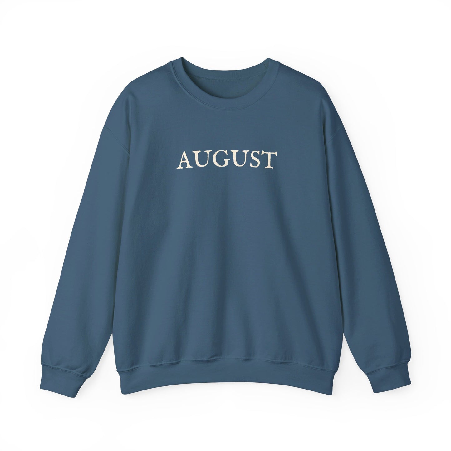 August Lyrics Crewneck Sweatshirt