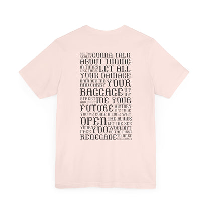 Renegade Lyrics tshirt