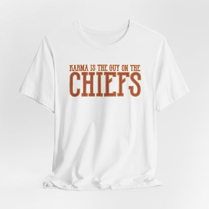 Karma is the Guy on the Chiefs Tshirt