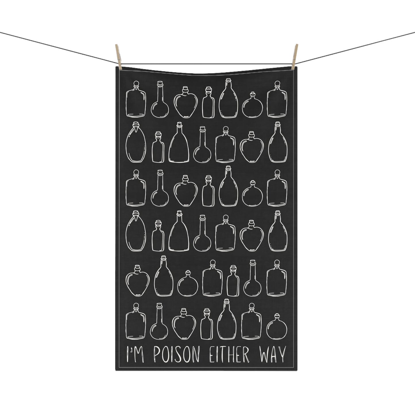 I'm Poison Either Way Tea Towels (cotton, poly)