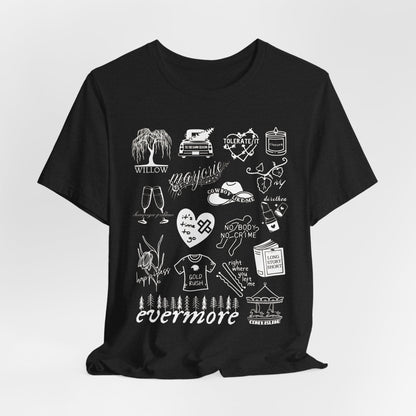 evermore collage tshirt
