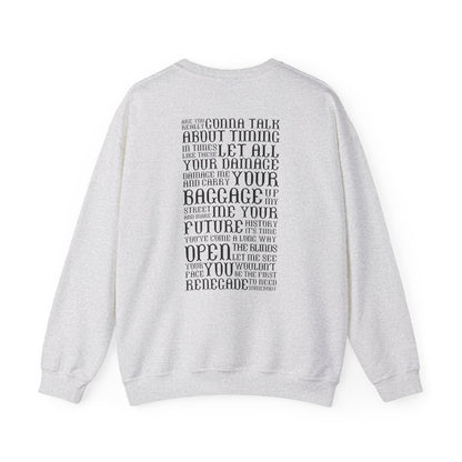 Renegade Lyrics Crewneck Sweatshirt