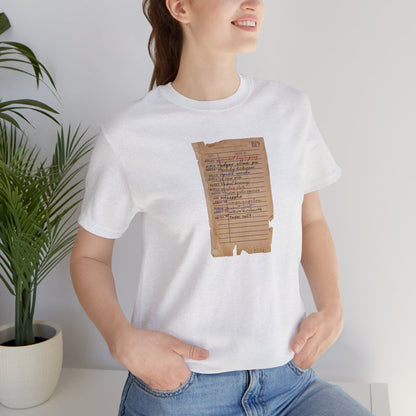 Poets Library Card Tshirt