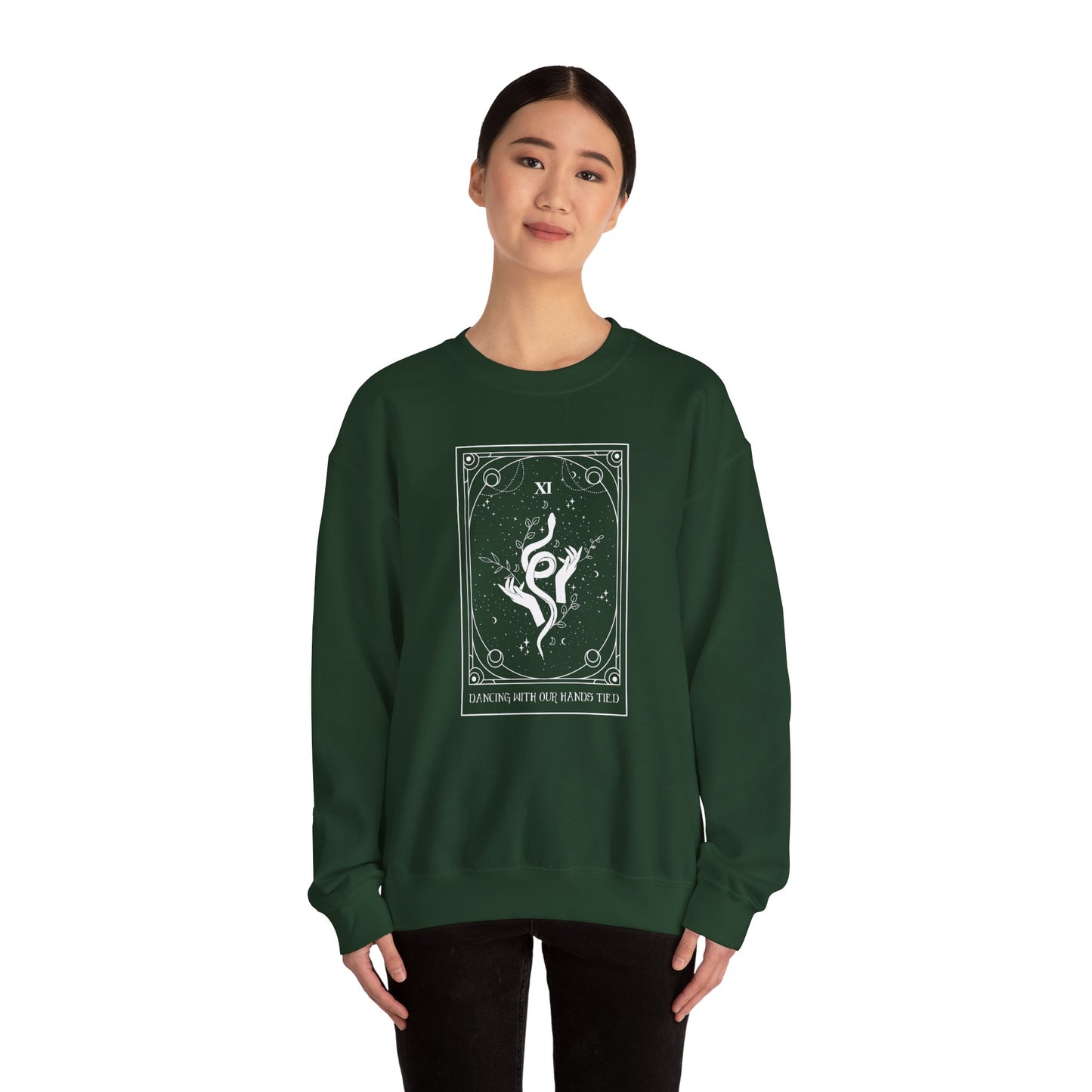 Tarot Crewneck Sweatshirt - Dancing With Our Hands Tied