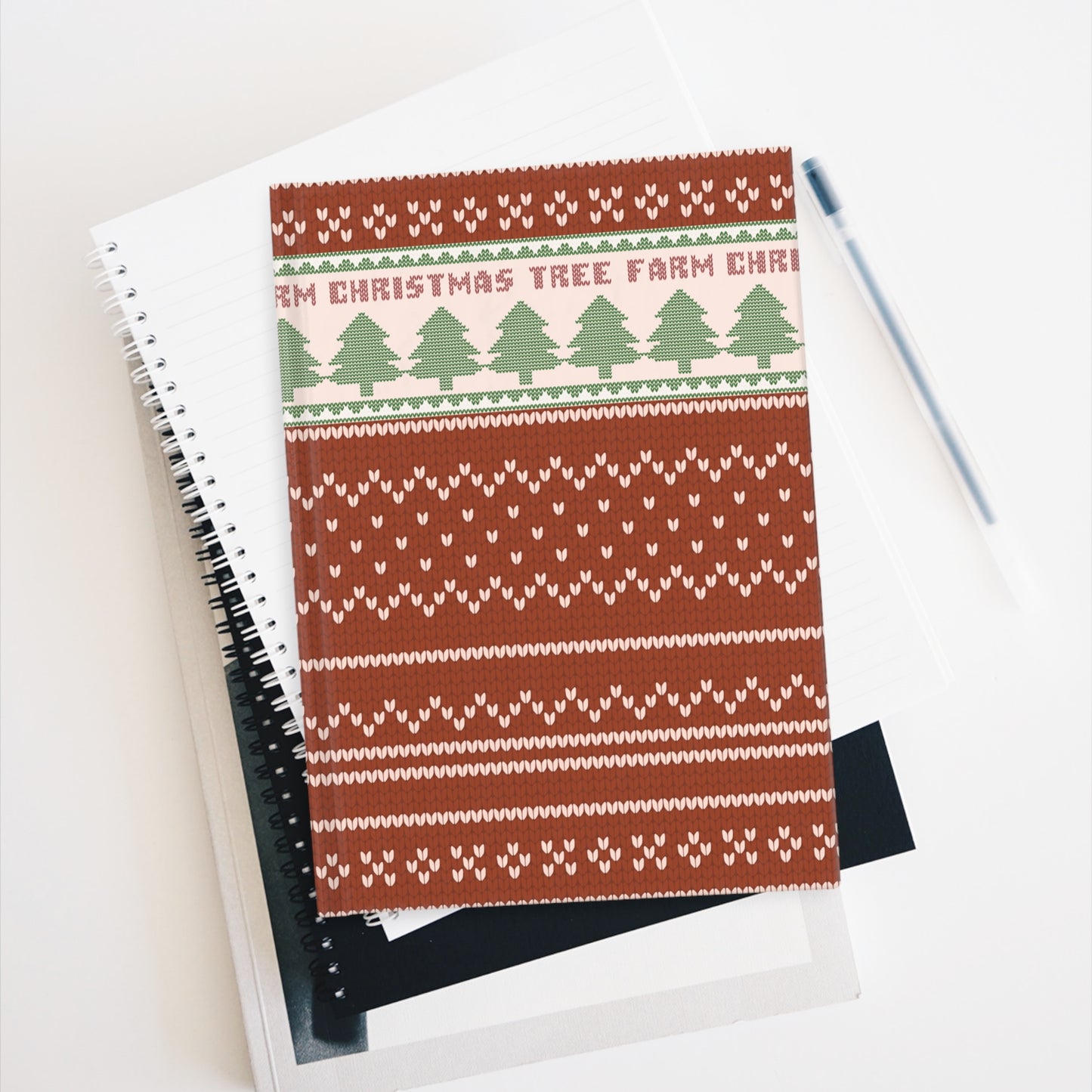 Christmas Tree Hardcover Journal Matte