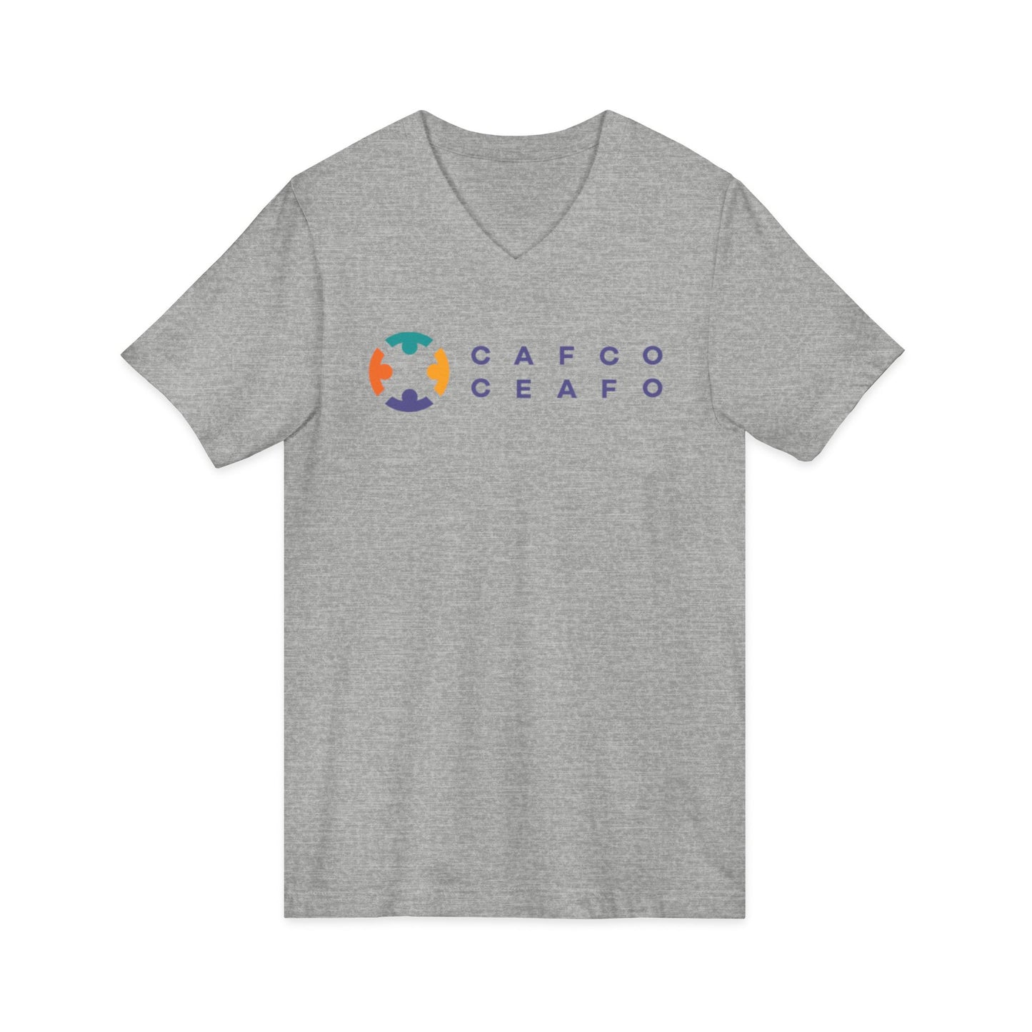 CAFCO Vneck Tshirt 4 (Official Logo)