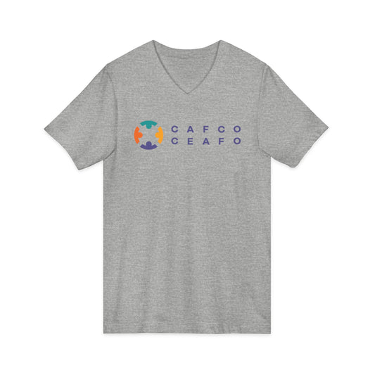 CAFCO Vneck Tshirt 4 (Official Logo)