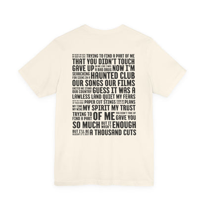 DBATC Bridge (lyrics on back) Tshirt