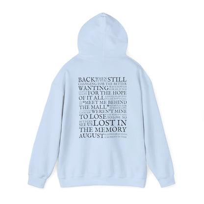 August Lyrics Hoodie