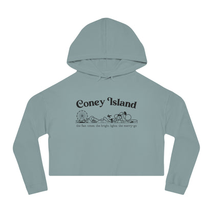 Coney Island Cropped Hoodie