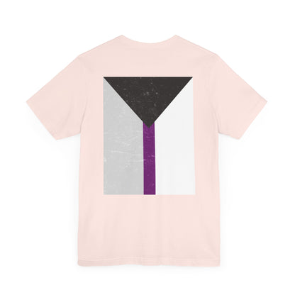 You Ain't Gotta Pray For Me (demisexual flag on back) Tshirt