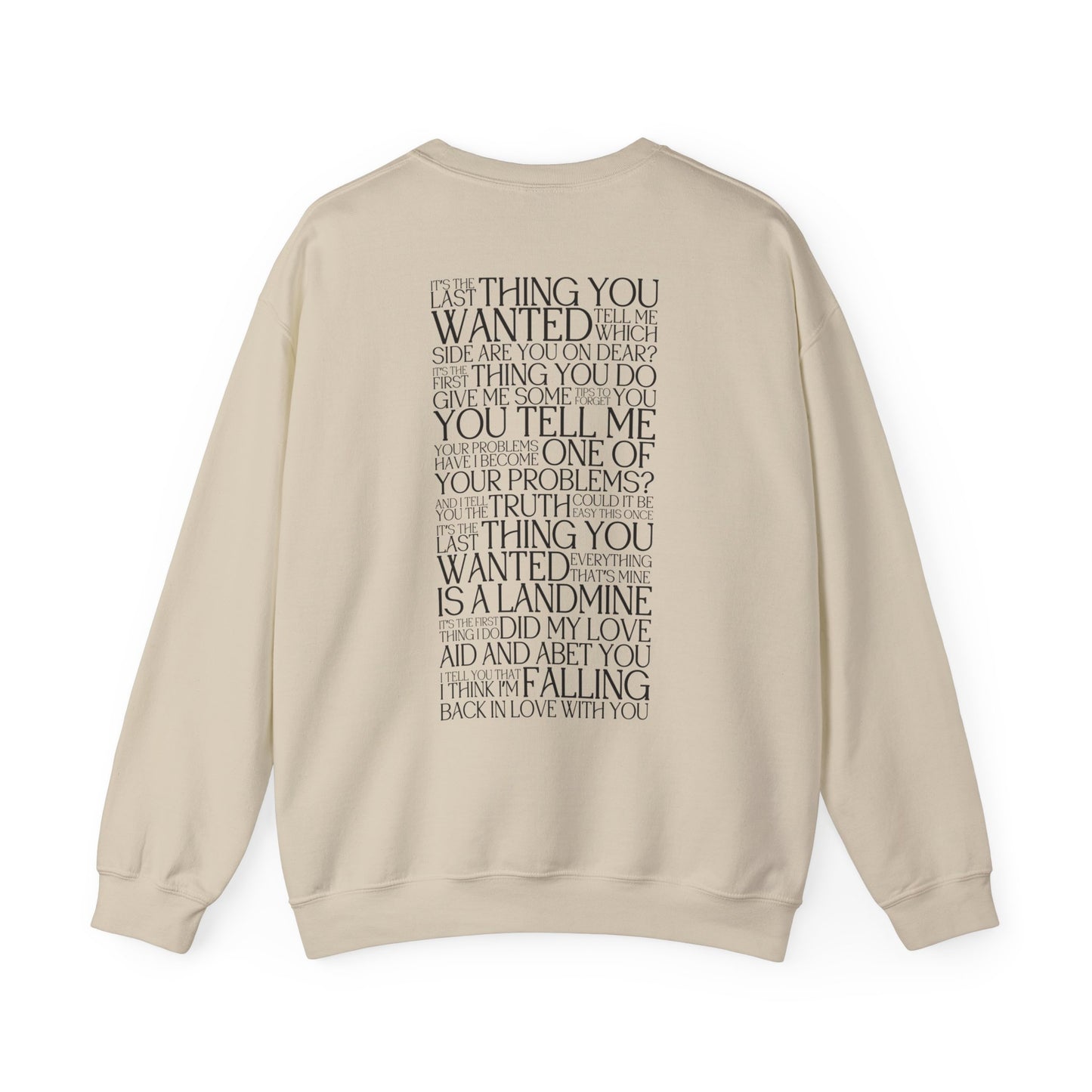 The Alcott Lyrics Crewneck Sweatshirt