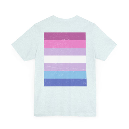 You Ain't Gotta Pray For Me (bi-gender flag on back) Tshirt