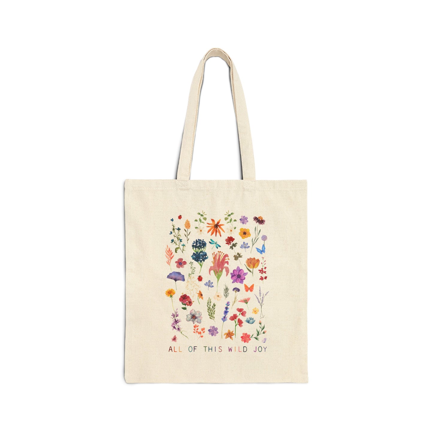 Wild Joy Cotton Canvas Tote Bag