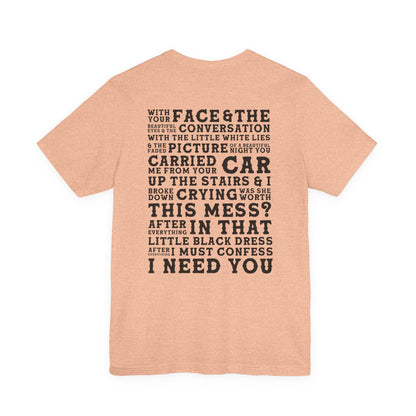 The Other Side of the Door (lyrics on back) Tshirt