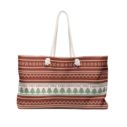 Christmas Tree Farm Weekender Bag