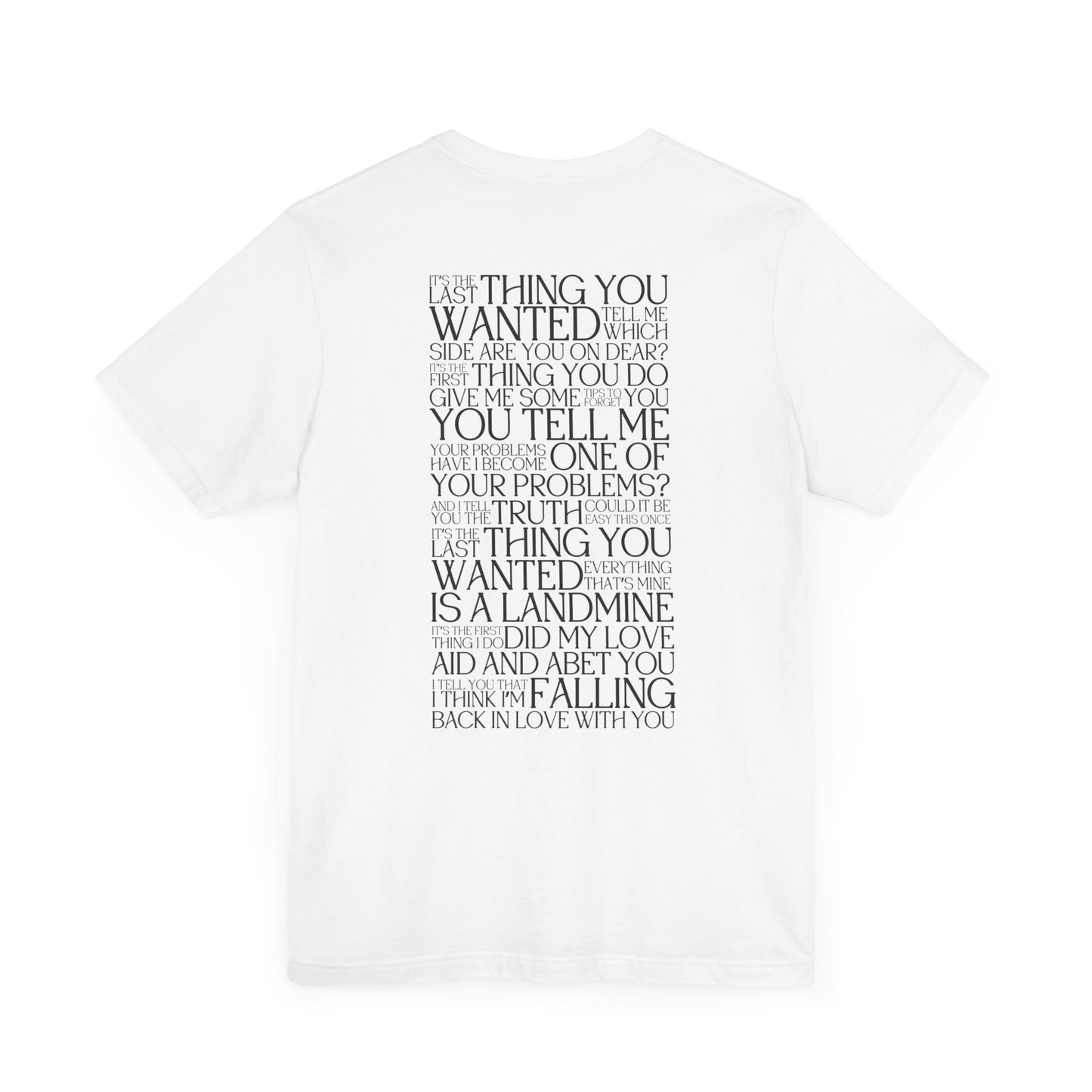 The Alcott Lyrics Tshirt