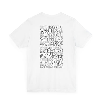 The Alcott Lyrics Tshirt