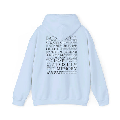 August Lyrics Hoodie