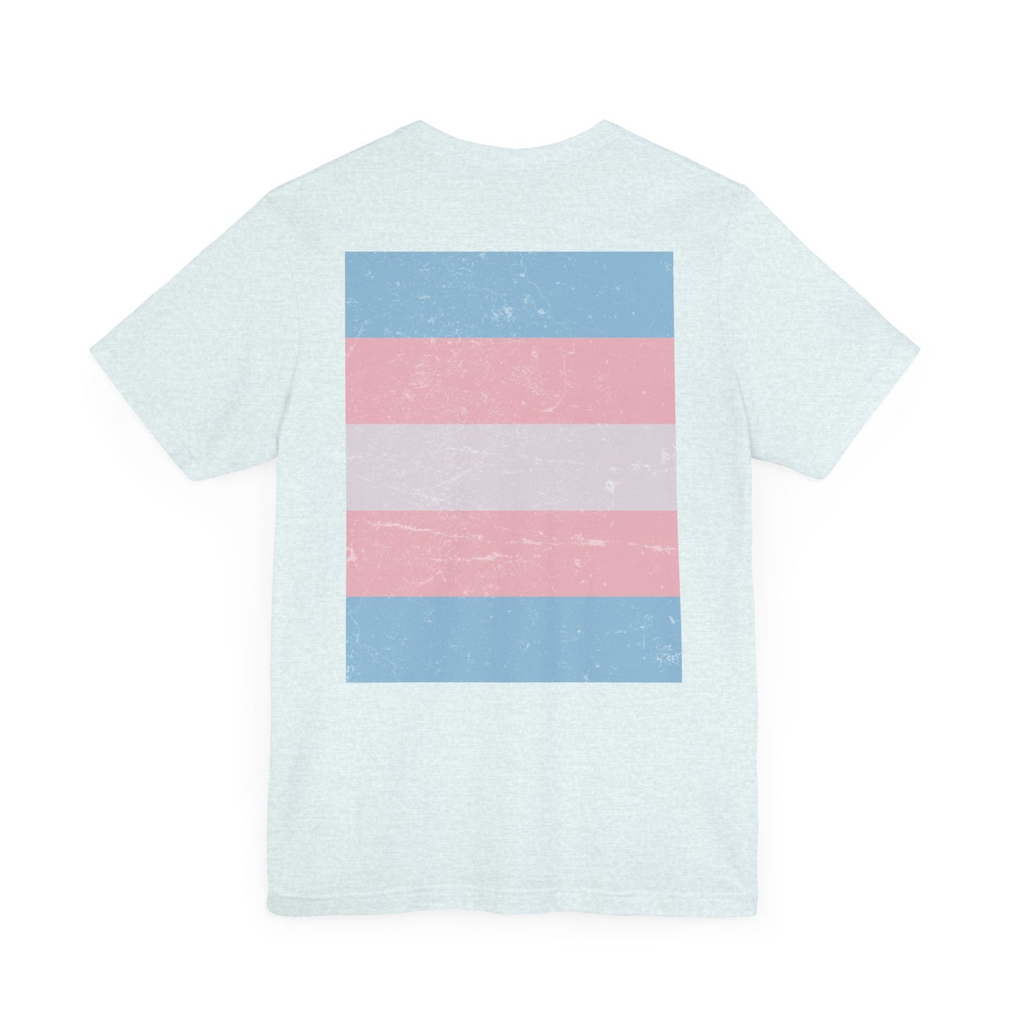 You Ain't Gotta Pray For Me (trans flag on back) Tshirt