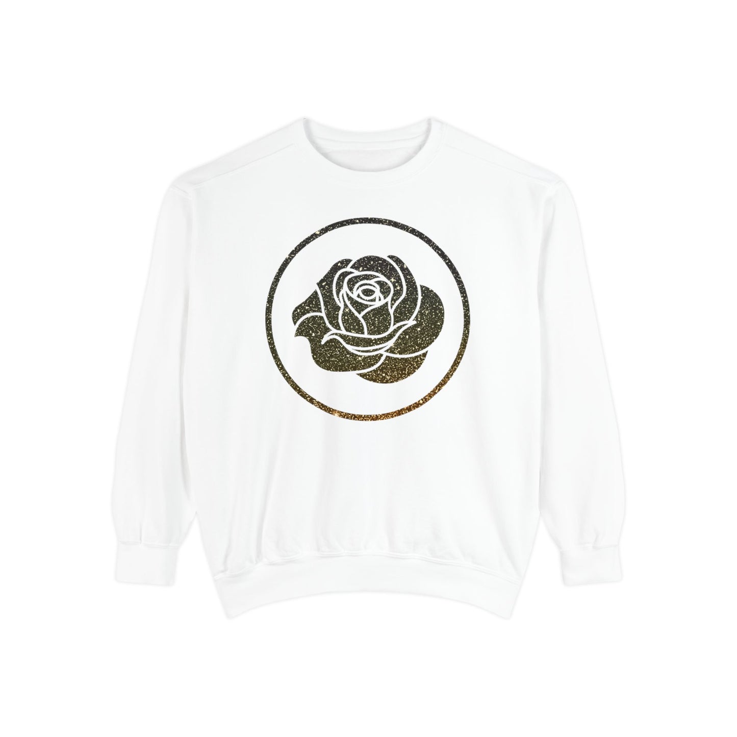 Rose Blush Studio Sparkle Logo Comfort Colors Crewneck Sweater