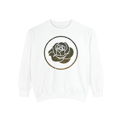 Rose Blush Studio Sparkle Logo Comfort Colors Crewneck Sweater