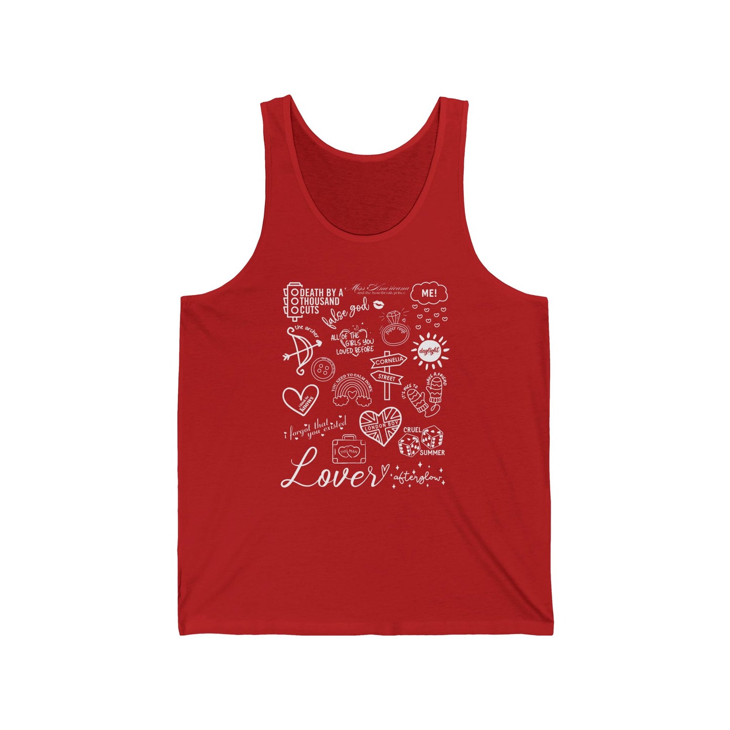 Lover Collage Jersey Tank