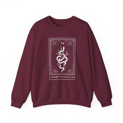 Tarot Crewneck Sweatshirt - Look What You Made Me Do