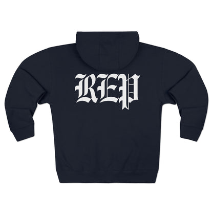 REP back Full Zip Hoodie