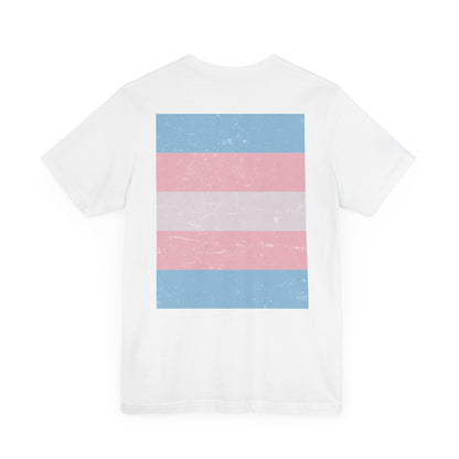 You Ain't Gotta Pray For Me (trans flag on back) Tshirt