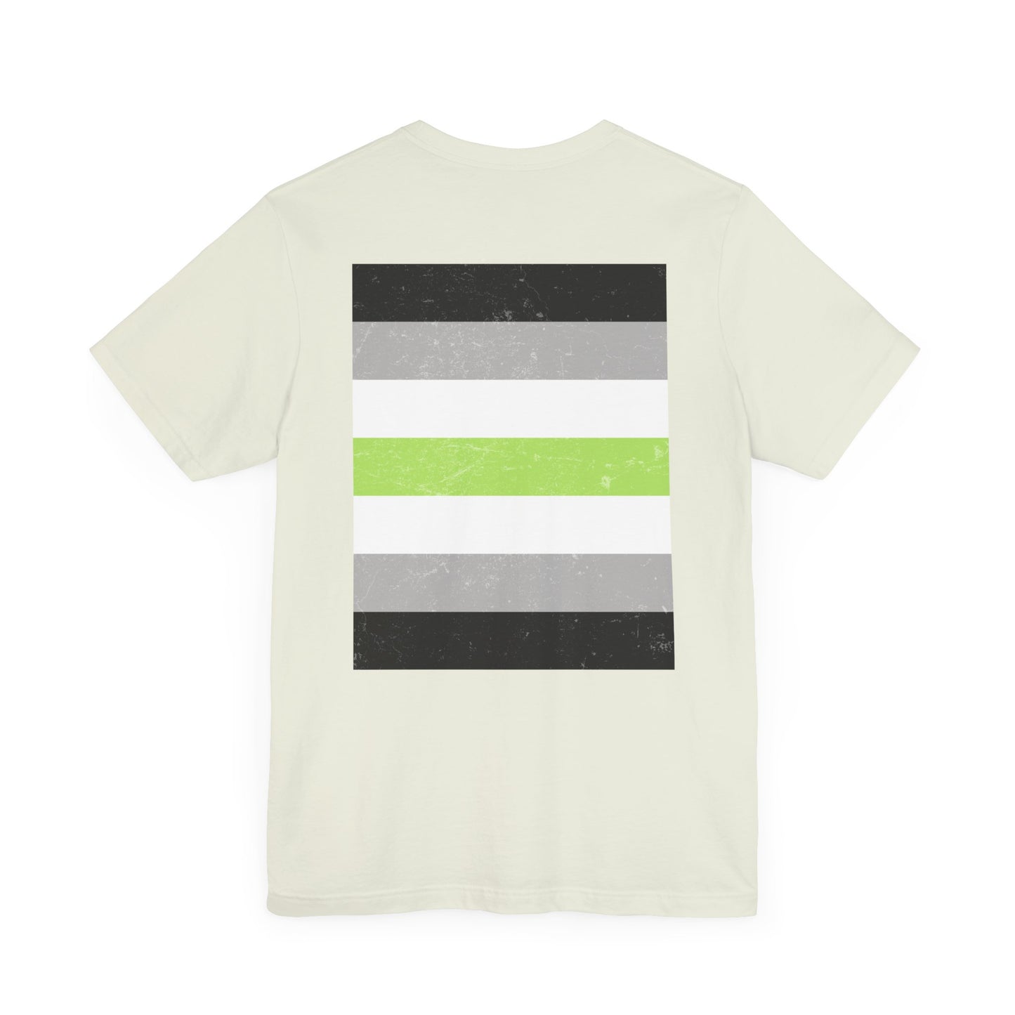 You Ain't Gotta Pray For Me (agender flag on back) Tshirt