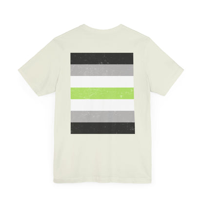 You Ain't Gotta Pray For Me (agender flag on back) Tshirt