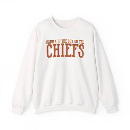 Karma is the Guy on the Chief Crewneck Sweatshirt